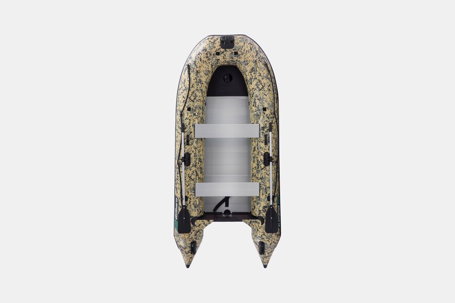 Надувная лодка GLADIATOR C330AL камуфляж фото комплектации — купить у  официального дилера GLADIATOR